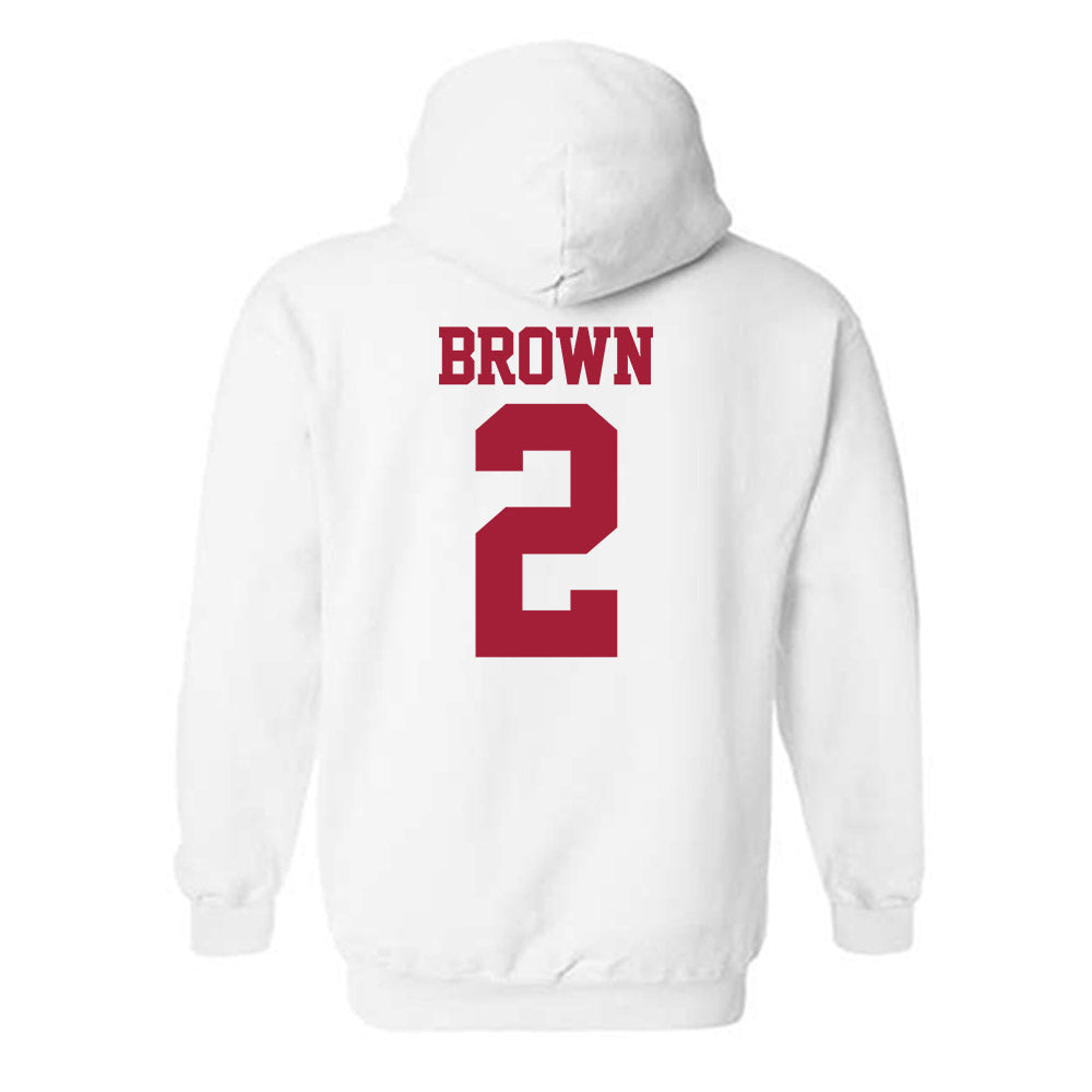 Stanford - NCAA Football : Elijah Brown - Classic Shersey Hooded Sweatshirt-1
