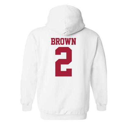 Stanford - NCAA Football : Elijah Brown - Classic Shersey Hooded Sweatshirt-1