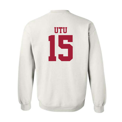 Stanford - NCAA Football : Donte Utu - Classic Shersey Crewneck Sweatshirt-1