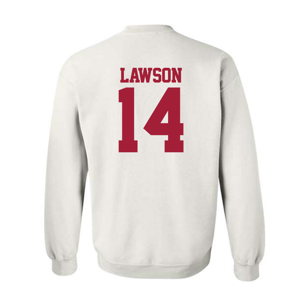 Stanford - NCAA Women's Lacrosse : Amanda Lawson - Classic Shersey Crewneck Sweatshirt-1