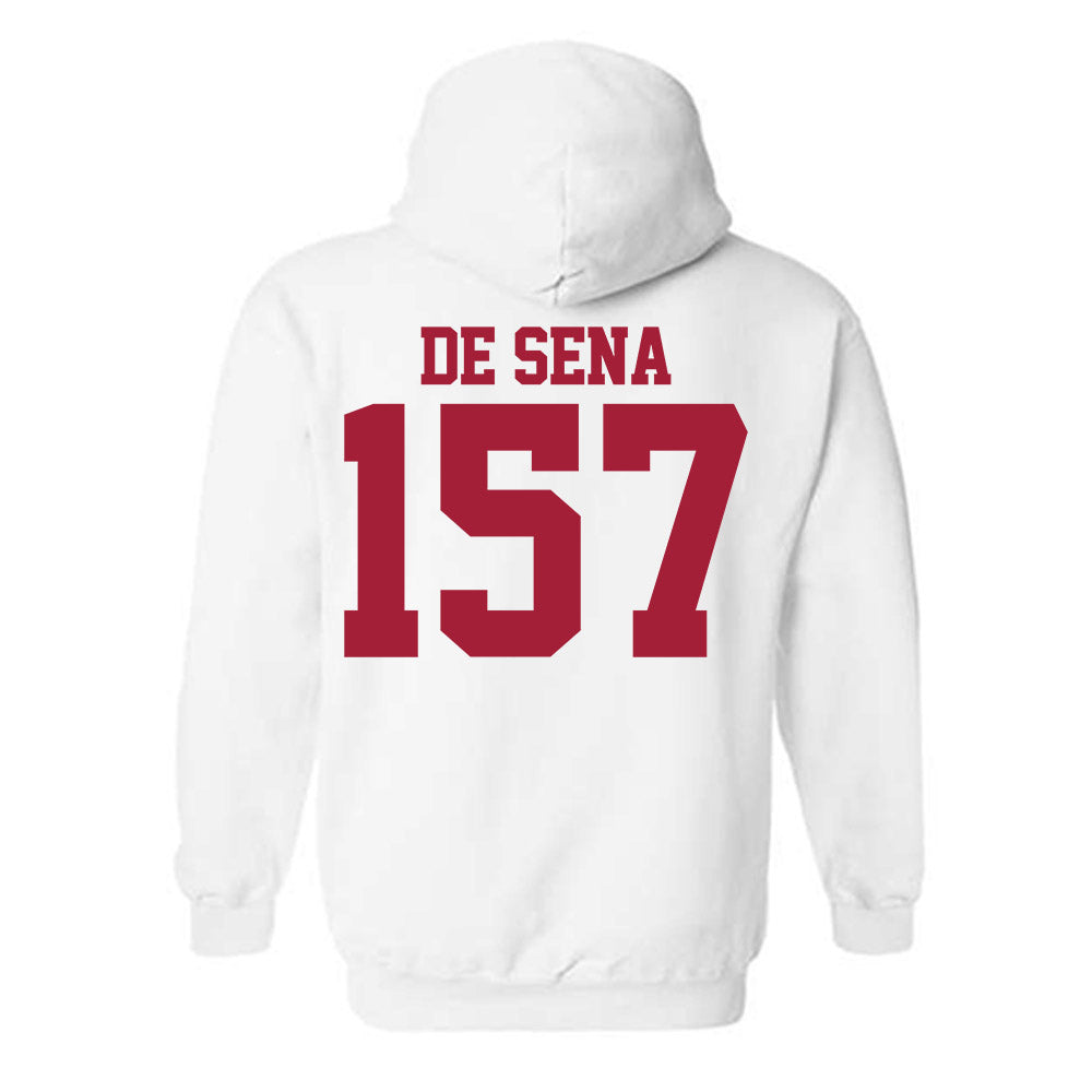 Stanford - NCAA Wrestling : Jack De Sena - Classic Shersey Hooded Sweatshirt-1