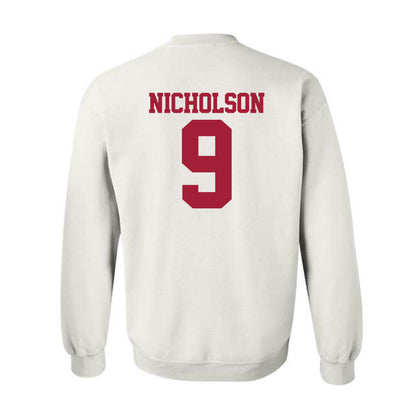 Stanford - NCAA Football : Brandon Nicholson - Classic Shersey Crewneck Sweatshirt-1