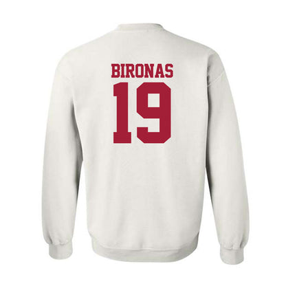 Stanford - NCAA Football : London Bironas - Classic Shersey Crewneck Sweatshirt-1