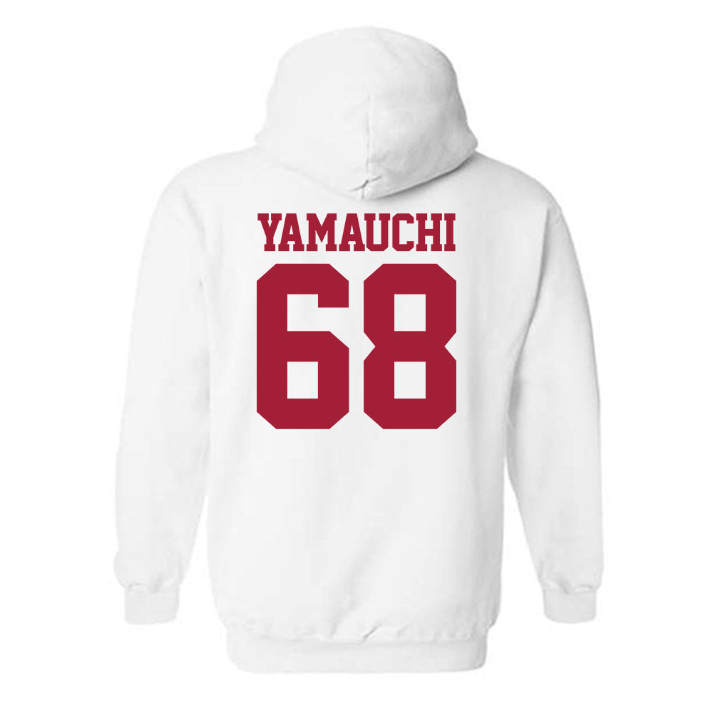 Stanford - NCAA Football : Zak Yamauchi - Classic Shersey Hooded Sweatshirt-1