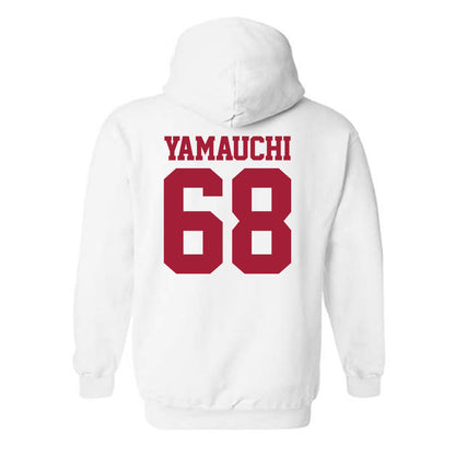 Stanford - NCAA Football : Zak Yamauchi - Classic Shersey Hooded Sweatshirt-1