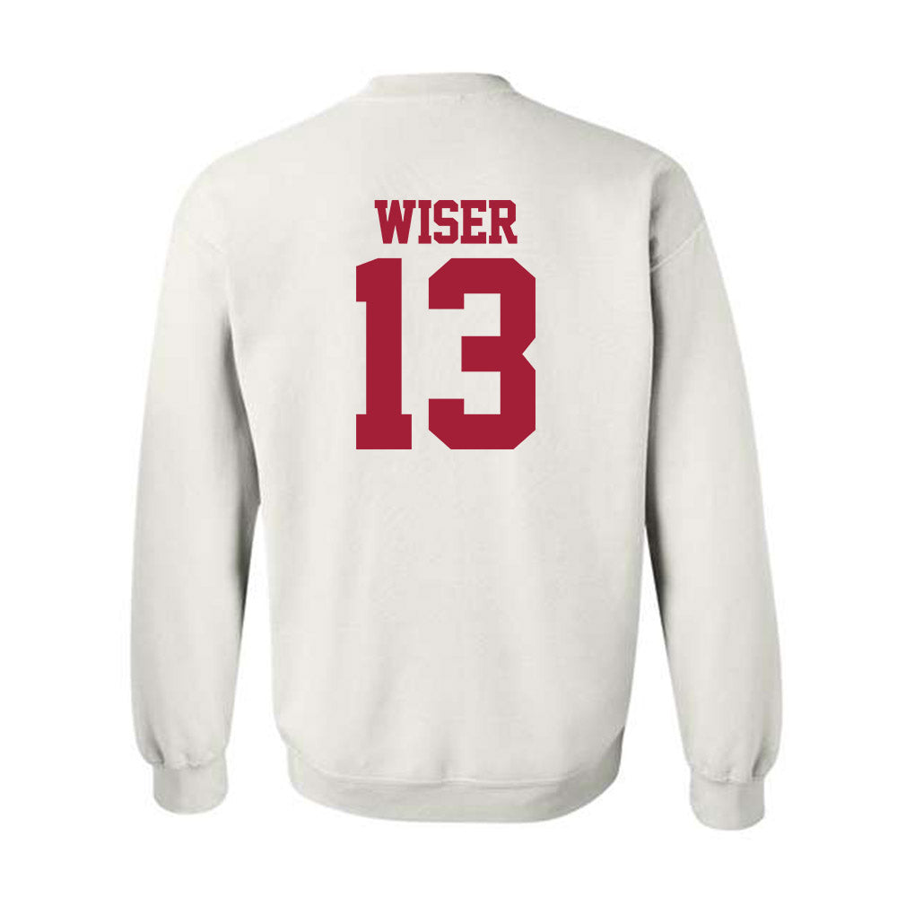 Stanford - NCAA Baseball : David Wiser - Classic Shersey Crewneck Sweatshirt-1