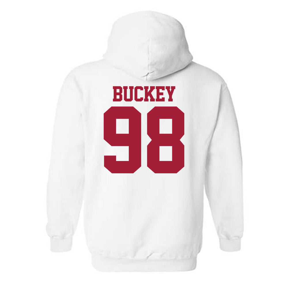 Stanford - NCAA Football : Zach Buckey - Classic Shersey Hooded Sweatshirt-1