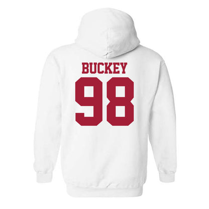 Stanford - NCAA Football : Zach Buckey - Classic Shersey Hooded Sweatshirt-1