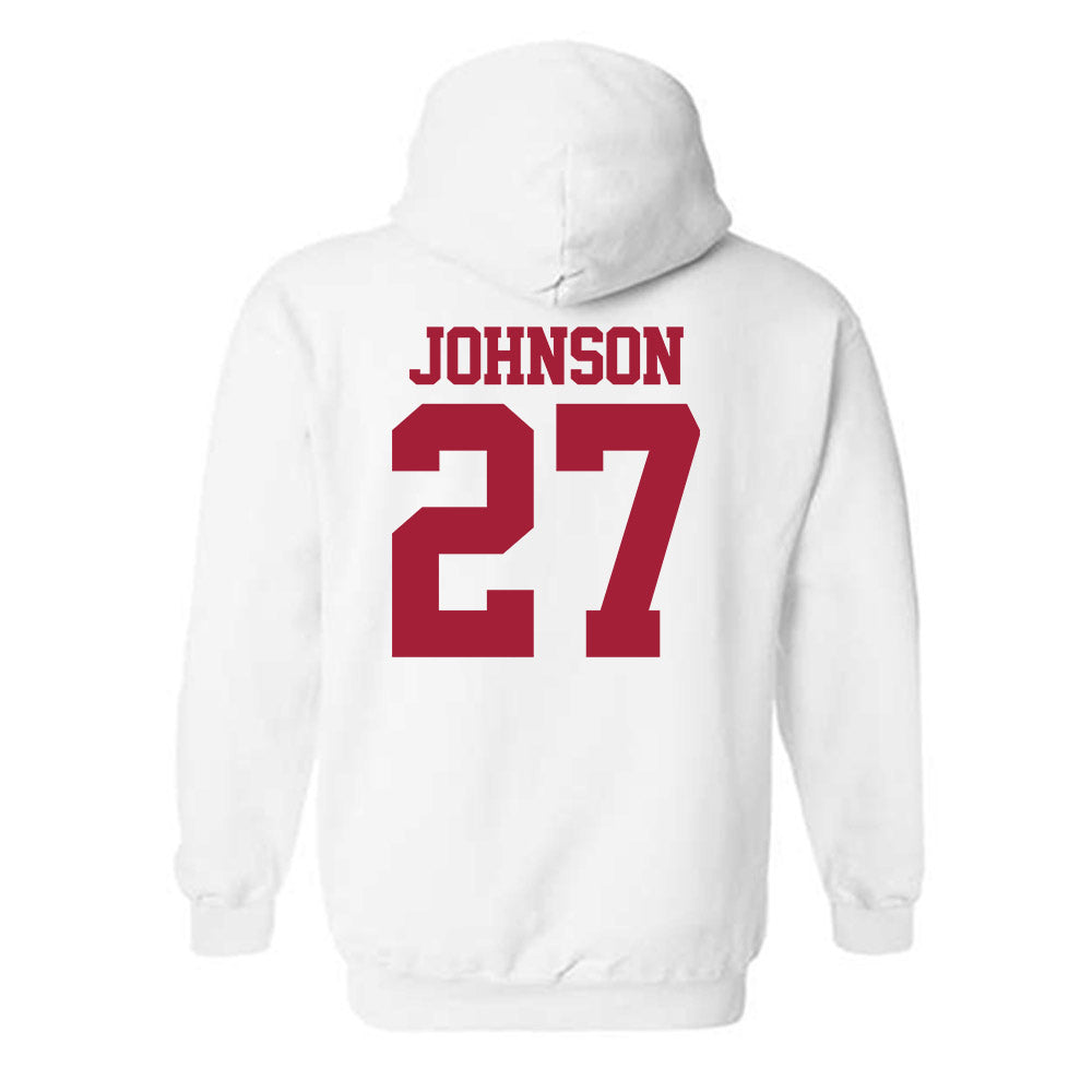 Stanford - NCAA Women's Lacrosse : Ellie Johnson - Classic Shersey Hooded Sweatshirt-1