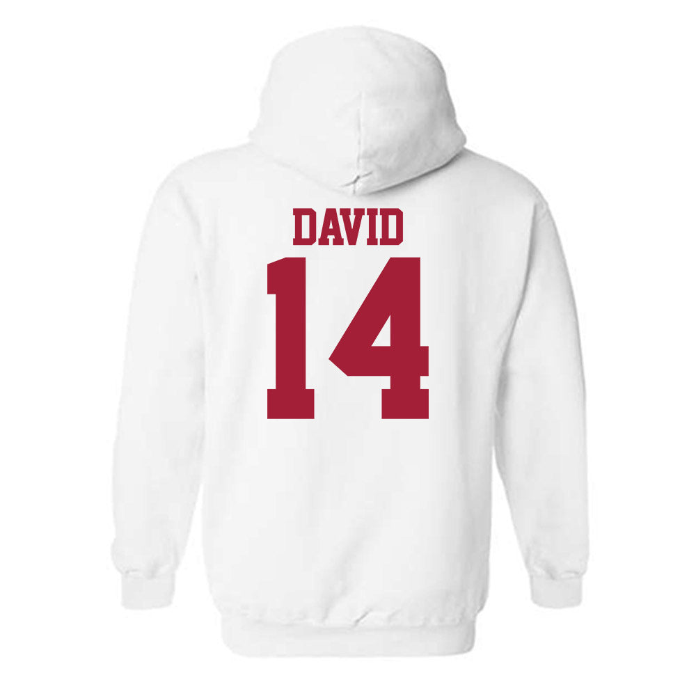 Stanford - NCAA Baseball : Sebastian David - Classic Shersey Hooded Sweatshirt-1