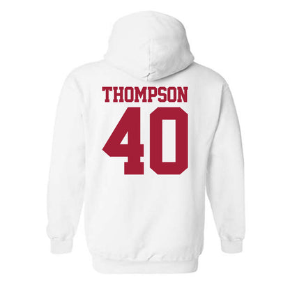 Stanford - NCAA Football : Jason Thompson - Classic Shersey Hooded Sweatshirt-1