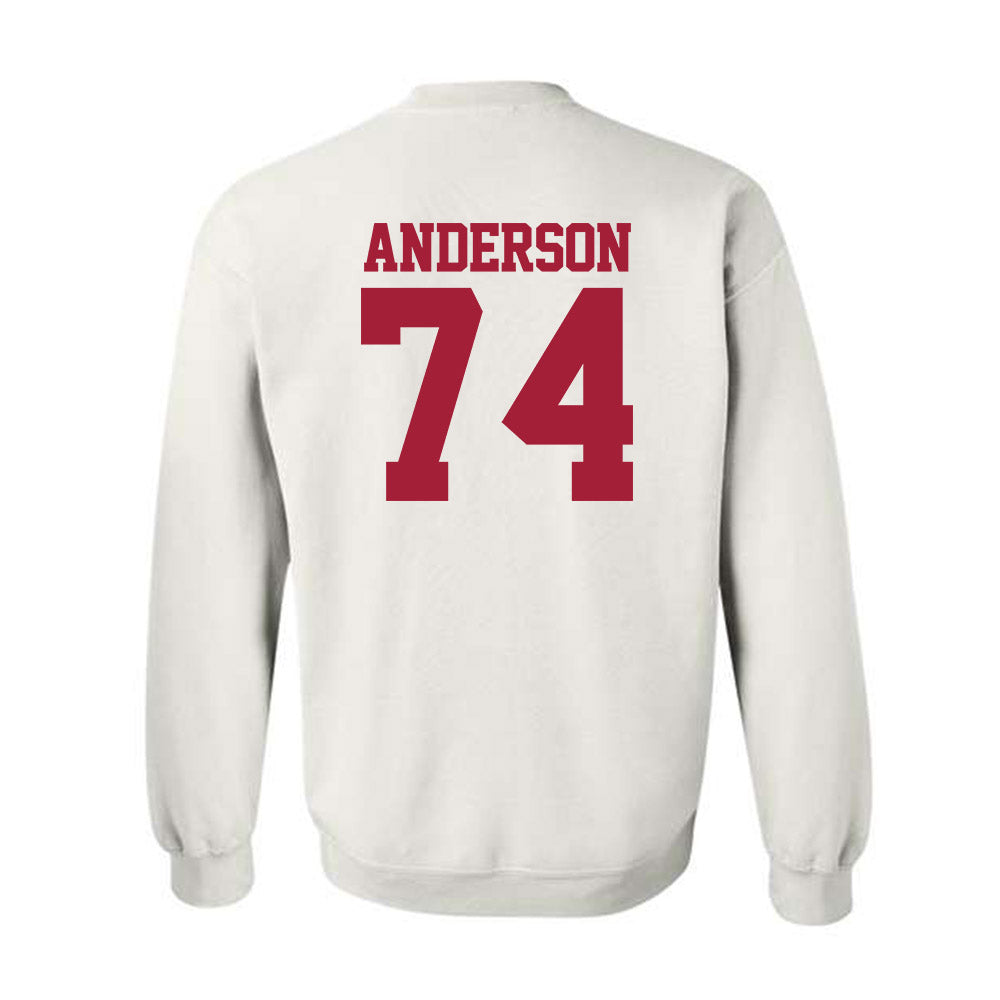 Stanford - NCAA Football : Fisher Anderson - Classic Shersey Crewneck Sweatshirt-1