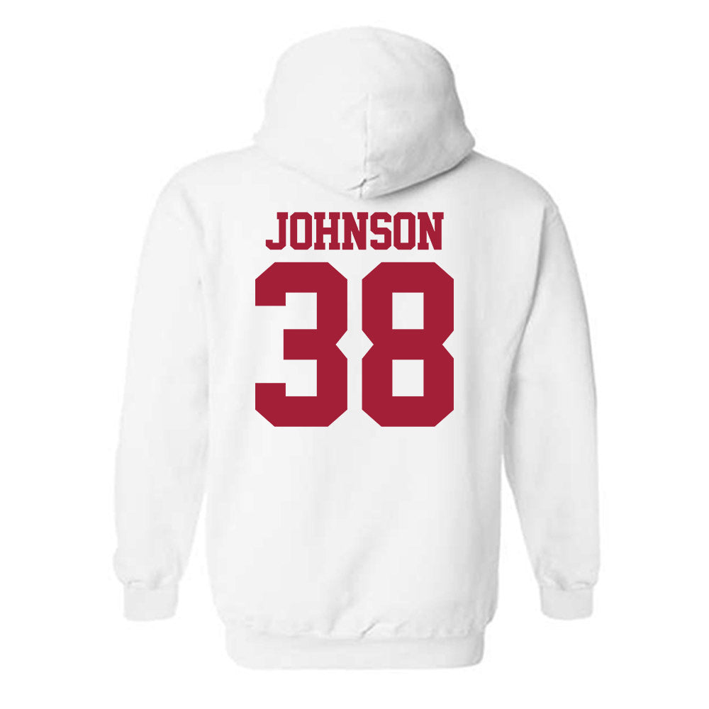 Stanford - NCAA Football : Zach Johnson - Classic Shersey Hooded Sweatshirt-1