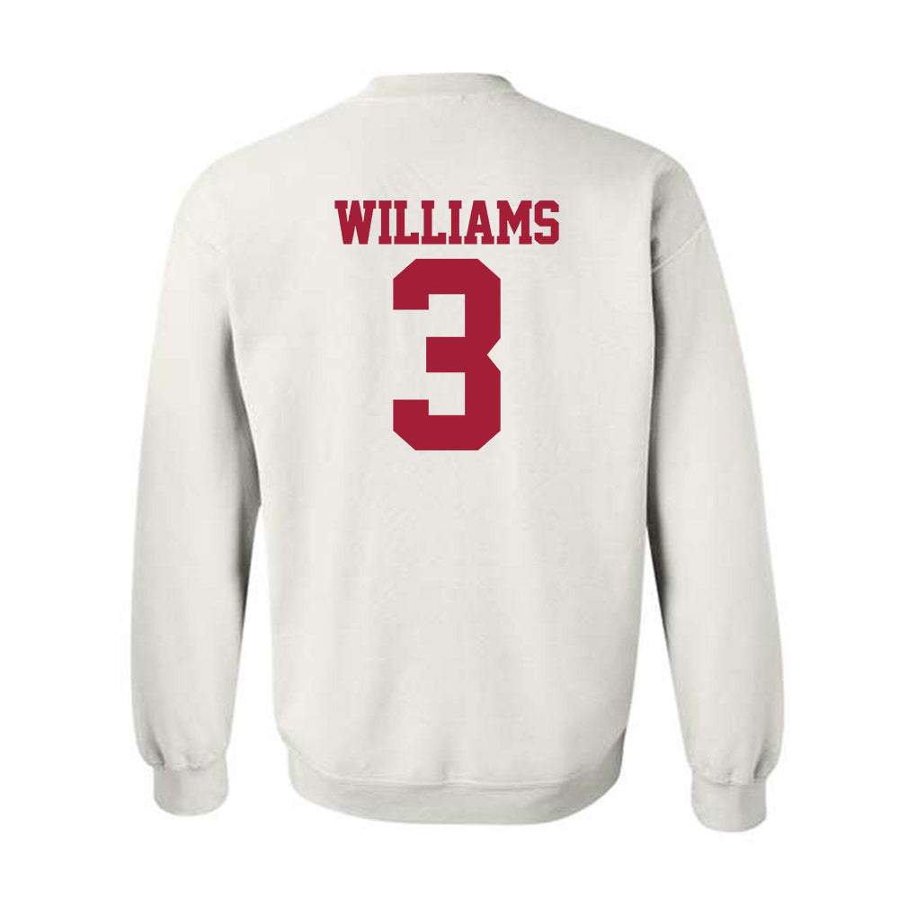 Stanford - NCAA Football : CJ Williams - Classic Shersey Crewneck Sweatshirt-1