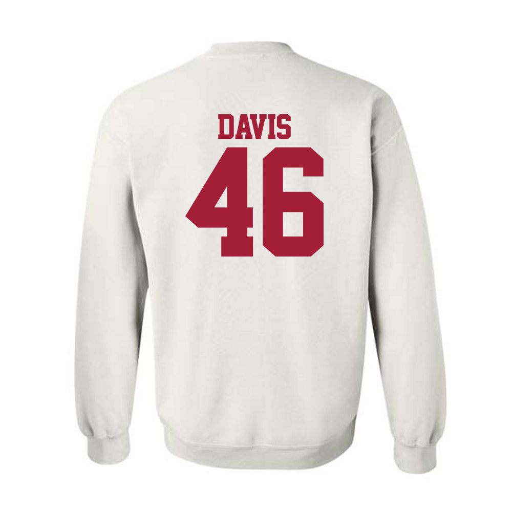 Stanford - NCAA Football : Carter Davis - Classic Shersey Crewneck Sweatshirt-1