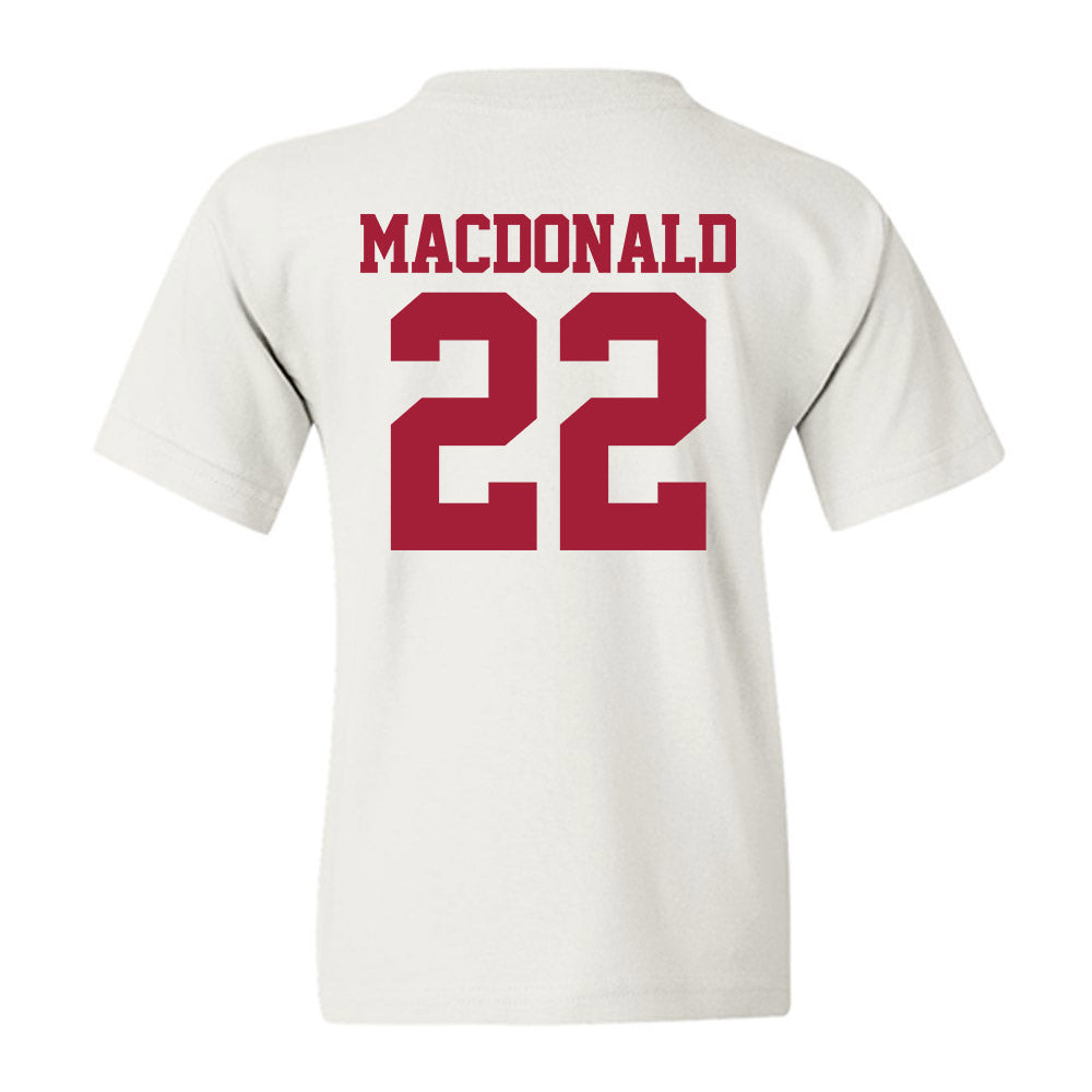 Stanford - NCAA Baseball : Cort MacDonald - Classic Shersey Youth T-Shirt-1