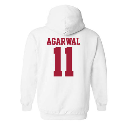 Stanford - NCAA Men's Basketball : Ryan Agarwal - Classic Shersey Hooded Sweatshirt-1