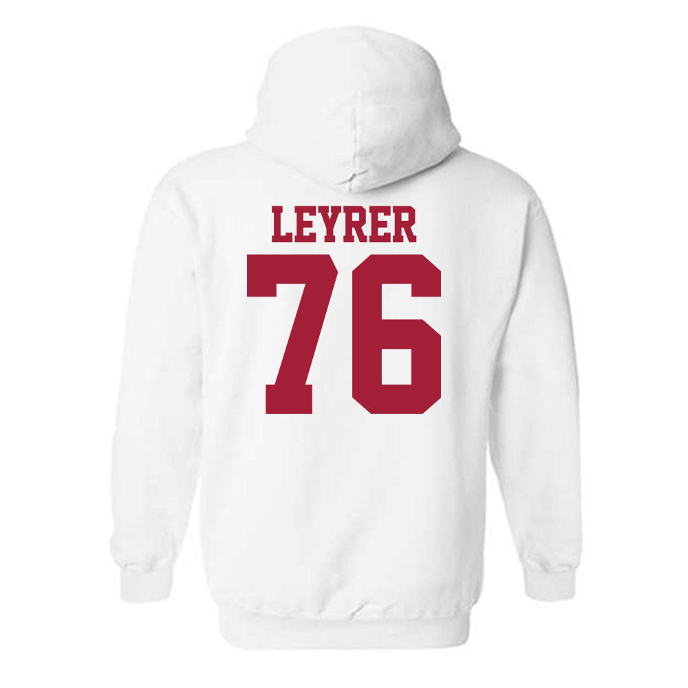 Stanford - NCAA Football : Jack Leyrer - Classic Shersey Hooded Sweatshirt-1