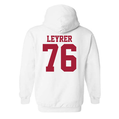 Stanford - NCAA Football : Jack Leyrer - Classic Shersey Hooded Sweatshirt-1