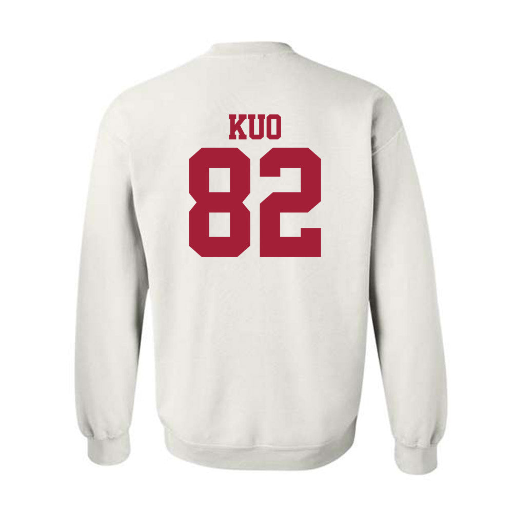 Stanford - NCAA Football : Tyler Kuo - Classic Shersey Crewneck Sweatshirt-1