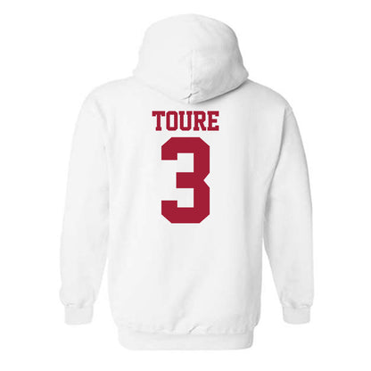 Stanford - NCAA Men's Basketball : Tallis Toure - Classic Shersey Hooded Sweatshirt-1