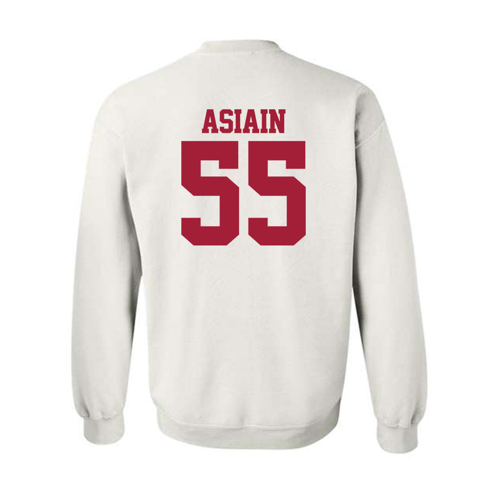 Stanford - NCAA Football : Joe Asiain - Classic Shersey Crewneck Sweatshirt-1