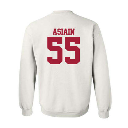 Stanford - NCAA Football : Joe Asiain - Classic Shersey Crewneck Sweatshirt-1