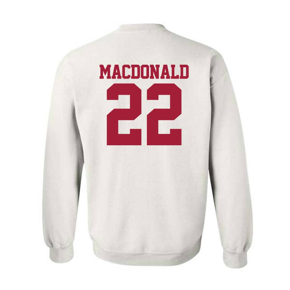Stanford - NCAA Baseball : Cort MacDonald - Classic Shersey Crewneck Sweatshirt-1