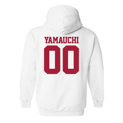 Stanford - NCAA Football : Zak Yamauchi - Classic Shersey Hooded Sweatshirt-1