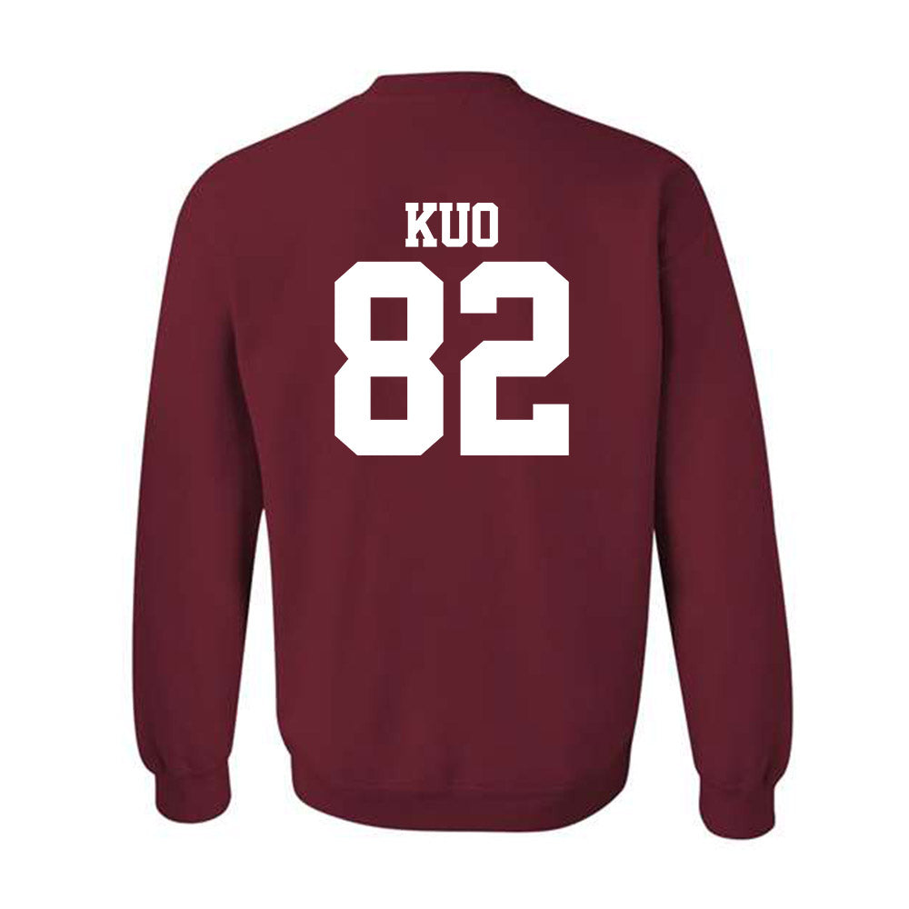 Stanford - NCAA Football : Tyler Kuo - Classic Shersey Crewneck Sweatshirt-1