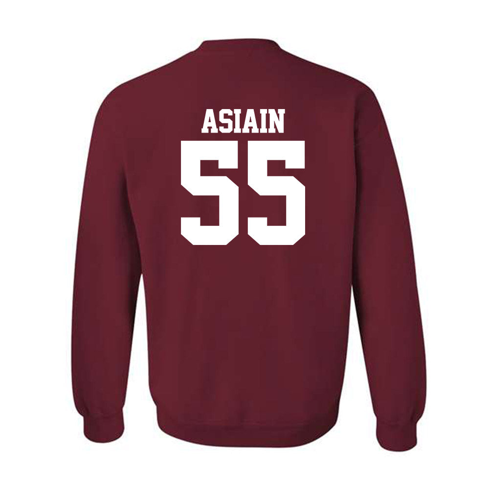 Stanford - NCAA Football : Joe Asiain - Classic Shersey Crewneck Sweatshirt-1