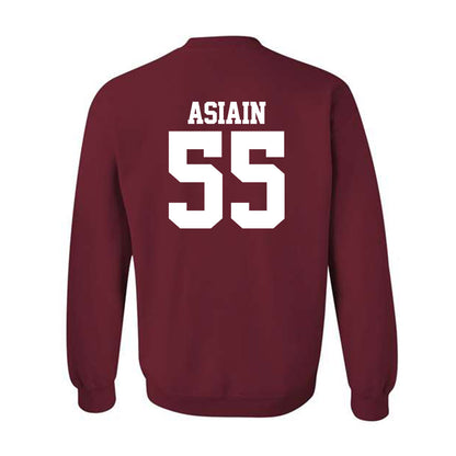 Stanford - NCAA Football : Joe Asiain - Classic Shersey Crewneck Sweatshirt-1