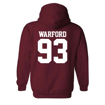 Stanford - NCAA Football : Peyton Warford - Classic Shersey Hooded Sweatshirt-1