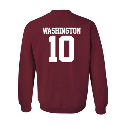 Stanford - NCAA Football : Jordan Washington - Classic Shersey Crewneck Sweatshirt-1