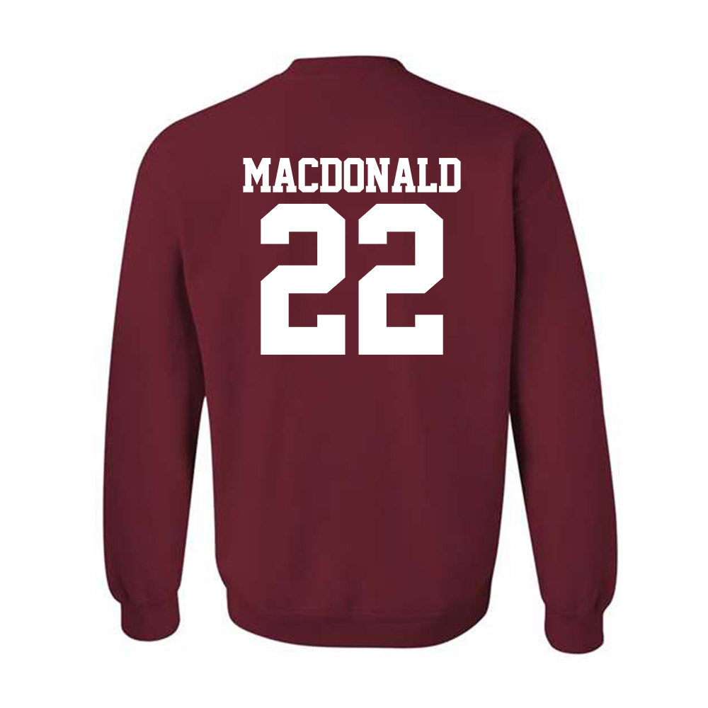 Stanford - NCAA Baseball : Cort MacDonald - Classic Shersey Crewneck Sweatshirt-1