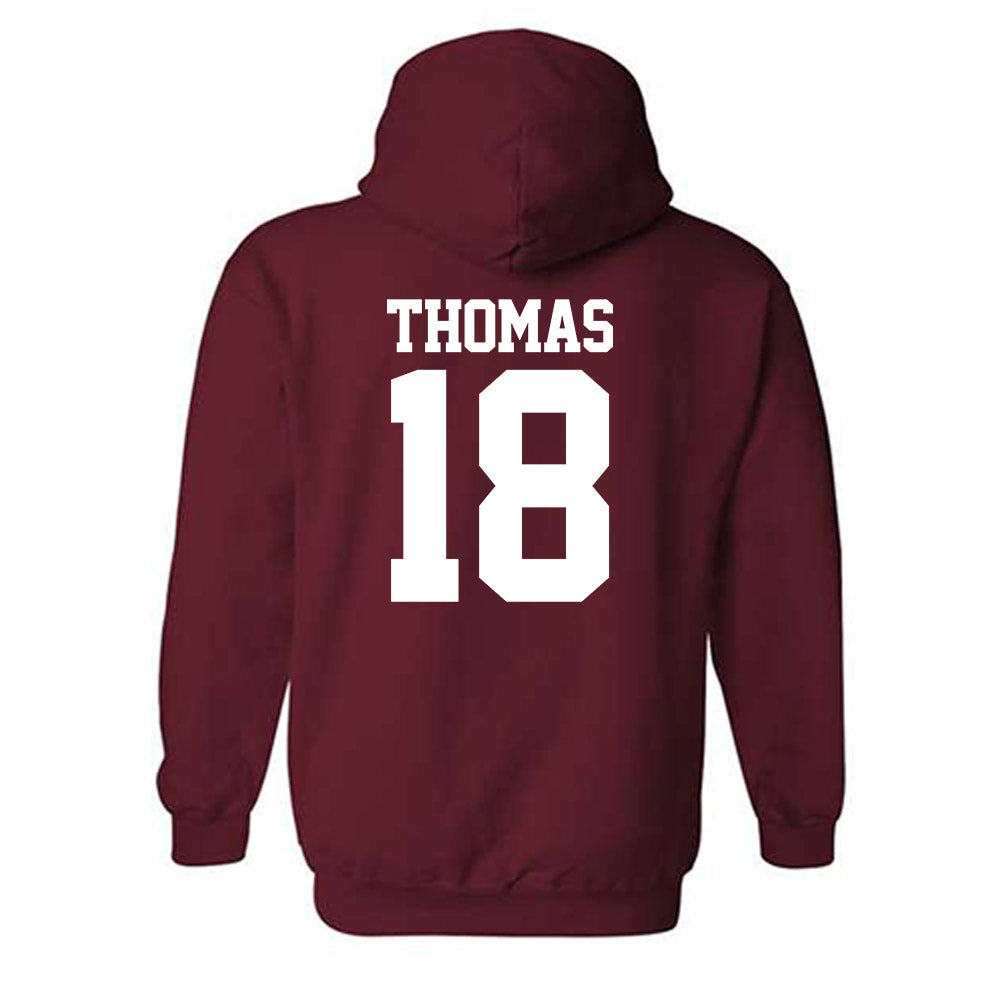 Stanford - NCAA Baseball : Kassius Thomas - Classic Shersey Hooded Sweatshirt-1