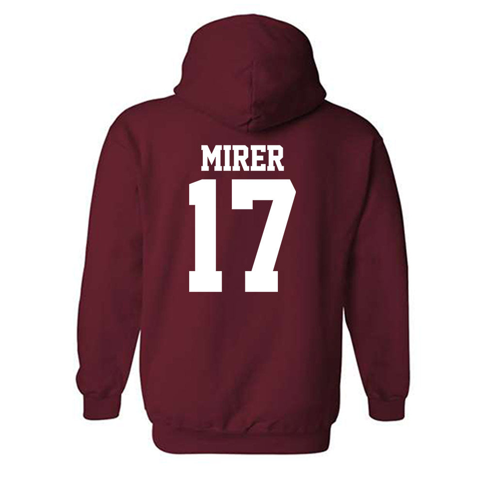 Stanford - NCAA Football : Charlie Mirer - Classic Shersey Hooded Sweatshirt-1