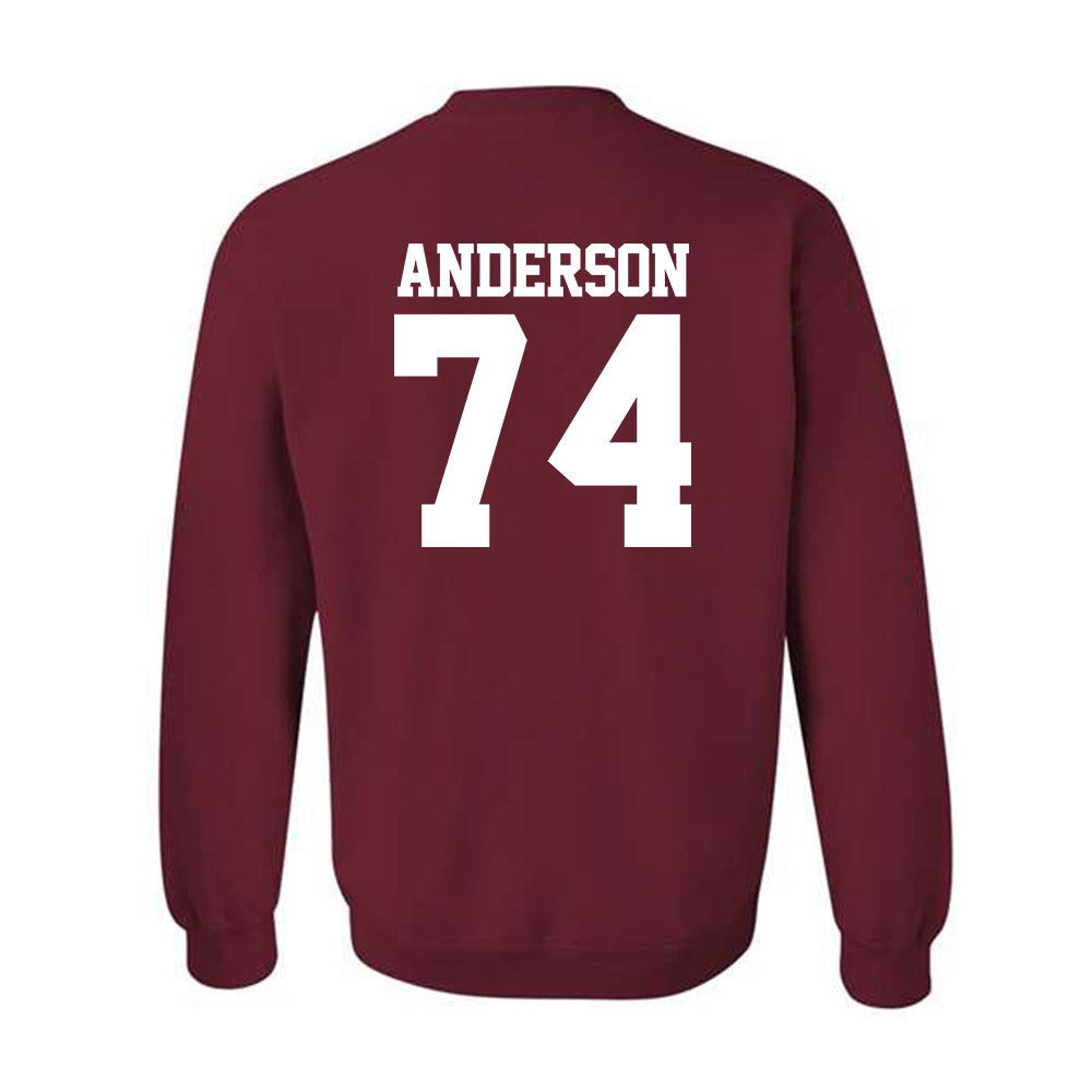 Stanford - NCAA Football : Fisher Anderson - Classic Shersey Crewneck Sweatshirt-1