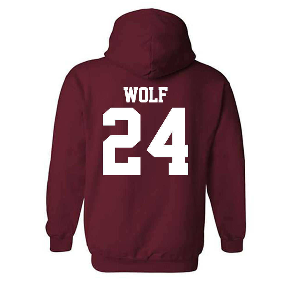 Stanford - NCAA Women's Soccer : Maryn Wolf - Classic Shersey Hooded Sweatshirt-1