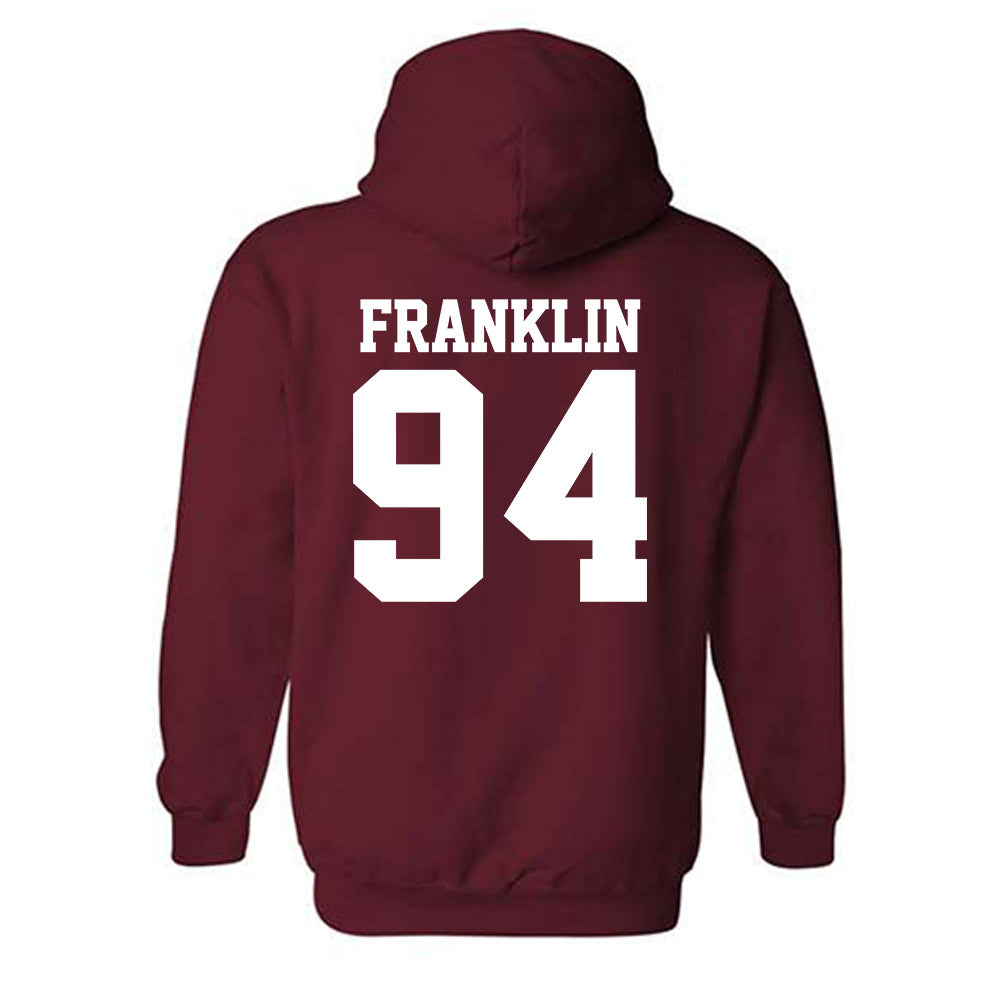Stanford - NCAA Football : Anthony Franklin - Classic Shersey Hooded Sweatshirt-1