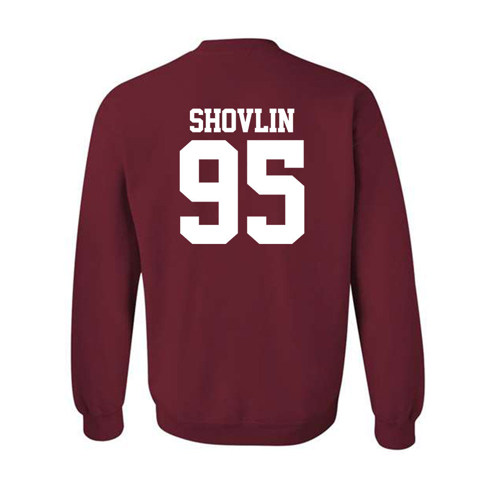Stanford - NCAA Football : Adam Shovlin - Classic Shersey Crewneck Sweatshirt-1