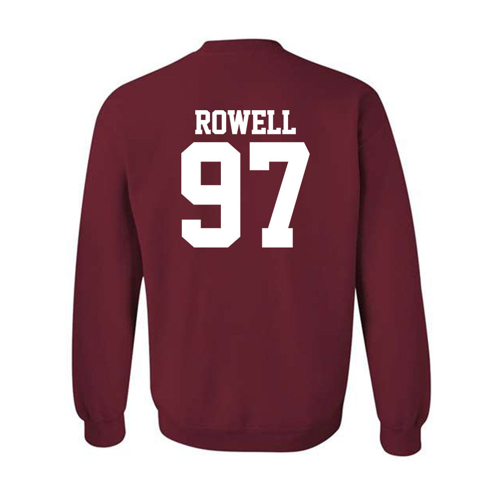 Stanford - NCAA Football : Zach Rowell - Classic Shersey Crewneck Sweatshirt-1