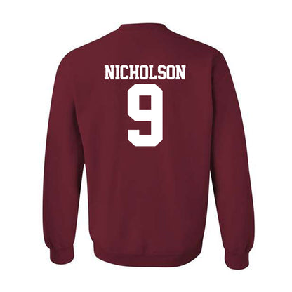 Stanford - NCAA Football : Brandon Nicholson - Classic Shersey Crewneck Sweatshirt-1