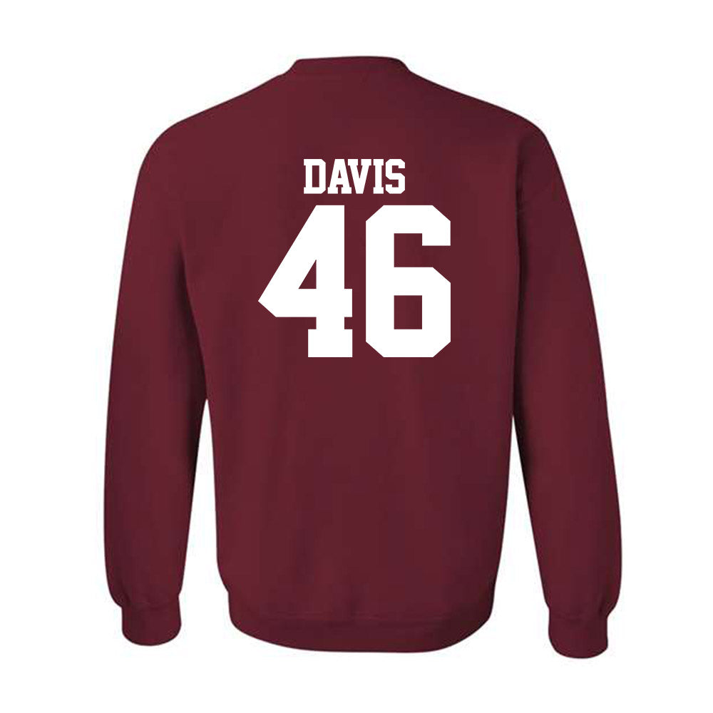Stanford - NCAA Football : Carter Davis - Classic Shersey Crewneck Sweatshirt-1