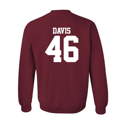 Stanford - NCAA Football : Carter Davis - Classic Shersey Crewneck Sweatshirt-1