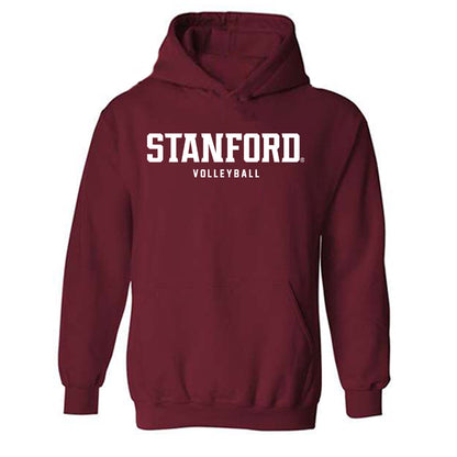 Stanford - NCAA Women's Volleyball : Koko Kirsch - Classic Shersey Hooded Sweatshirt-0