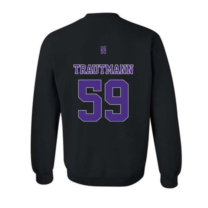 Northwestern - NCAA Football : Jack Trautmann - Classic Shersey Crewneck Sweatshirt