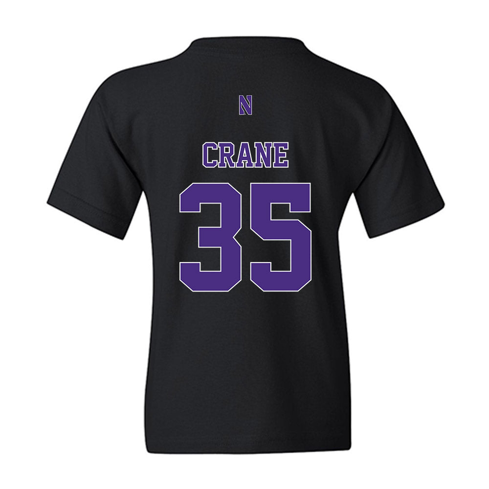 Northwestern - NCAA Football : Tate Crane - Classic Shersey Youth T-Shirt-1