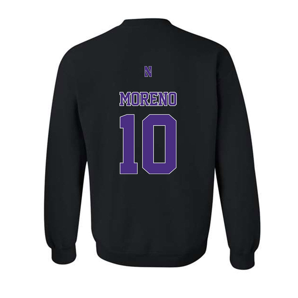 Northwestern - NCAA Women's Basketball : Sandra Moreno - Classic Shersey Crewneck Sweatshirt-1