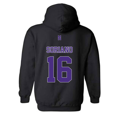 Northwestern - NCAA Women's Field Hockey : Julia Soriano - Classic Shersey Hooded Sweatshirt-1